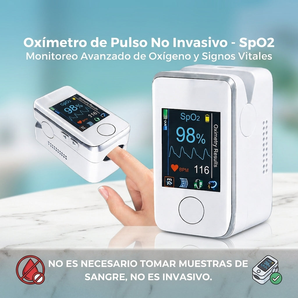 🚀 ¡LANZAMIENTO OXÍMETRO! MEDIDOR DE OXÍGENO EN LA SANGRE SIN PINCHAR EL DEDO 🩸❌