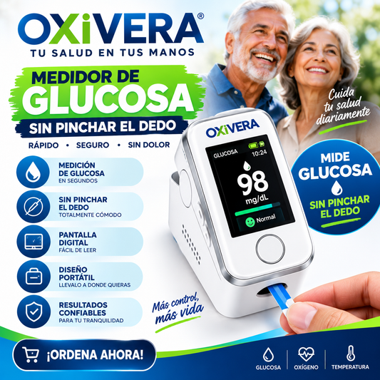 🔥 ¡OXIVERA ESTÁ AQUÍ! DESCUBRE LA NUEVA FORMA DE MEDIR TU GLUCOSA 🚀